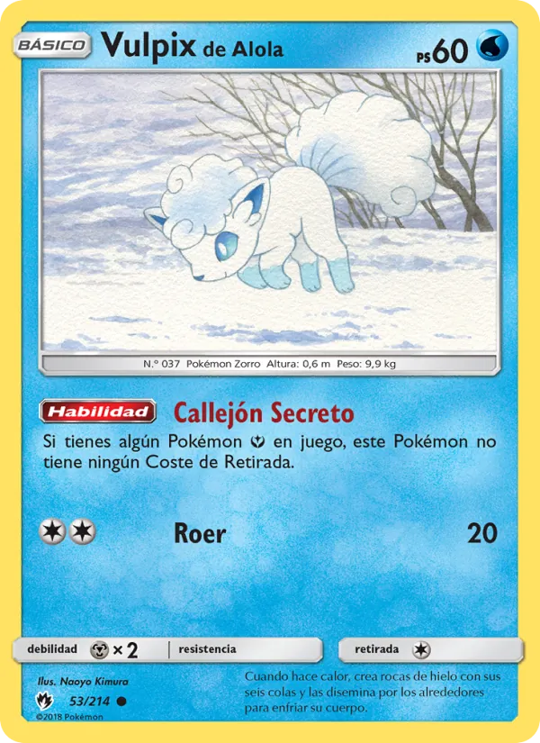 Vulpix de Alola (Lost Thunder #53/214)