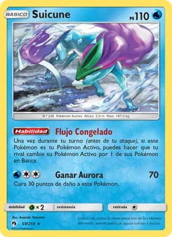 Suicune (Truenos Perdidos #59/214)