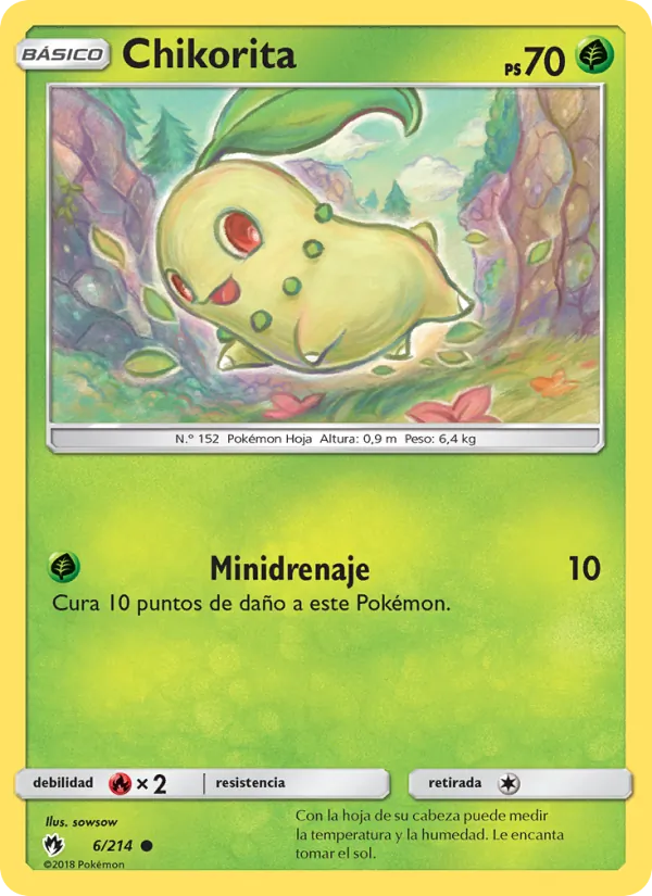 Chikorita (Truenos Perdidos #6/214)
