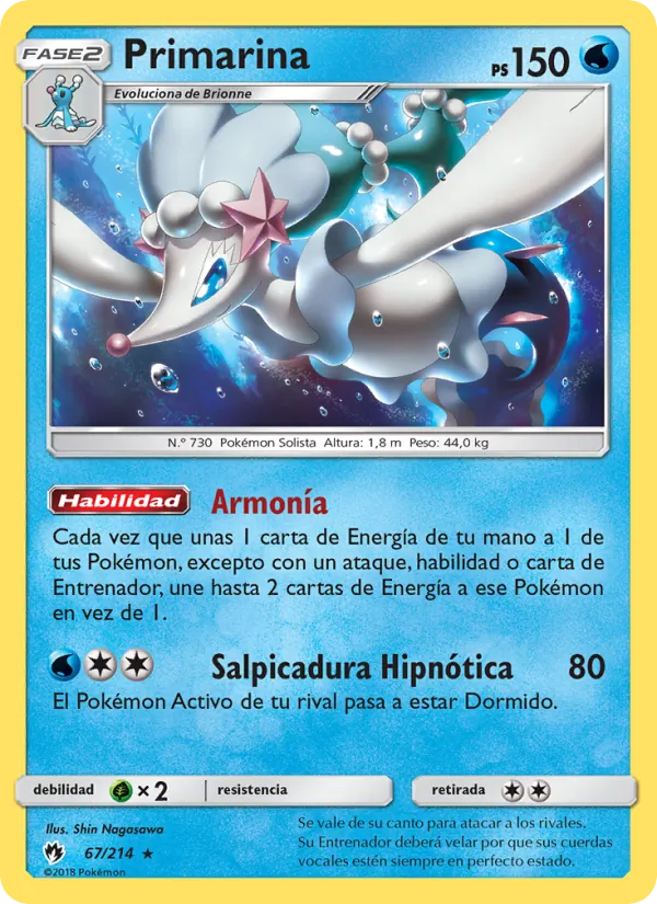 Primarina (Truenos Perdidos #67/214)