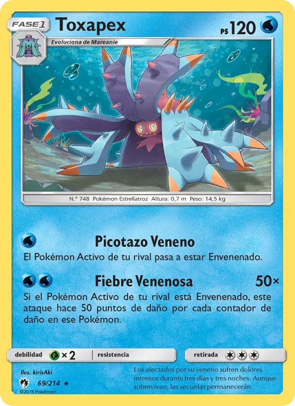 Toxapex (Truenos Perdidos #69/214)