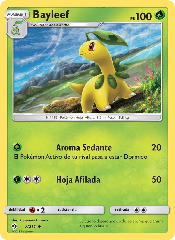 Bayleef (Truenos Perdidos #7/214)