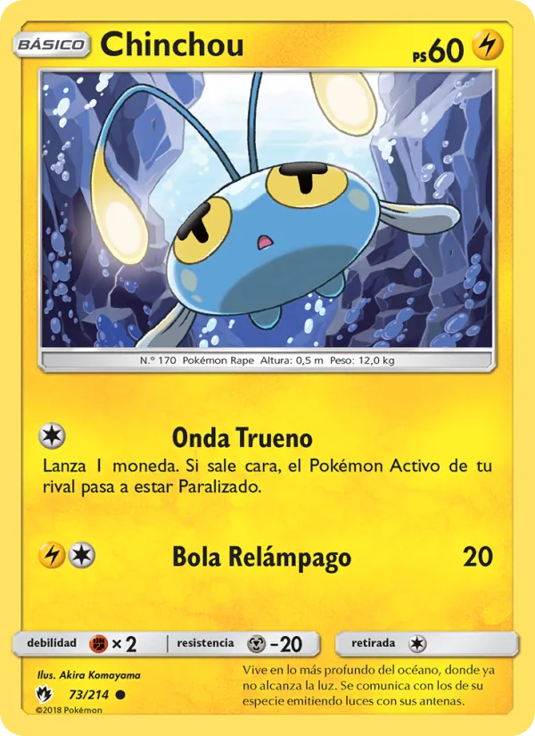 Chinchou (Truenos Perdidos #73/214)