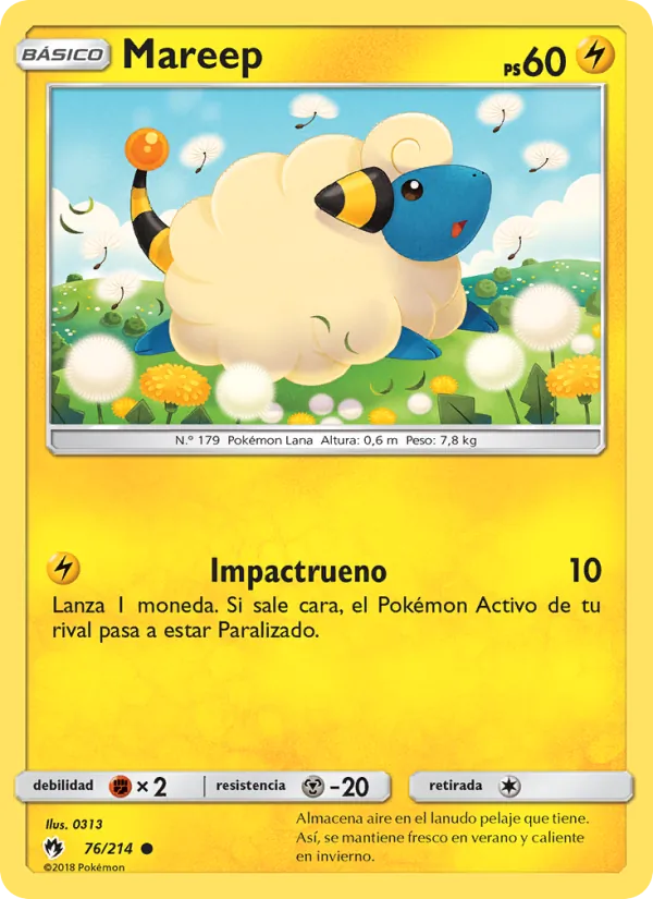 Mareep (Lost Thunder #76/214)
