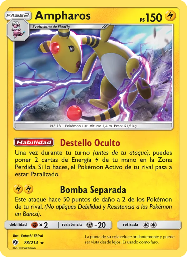 Ampharos (Truenos Perdidos #78/214)