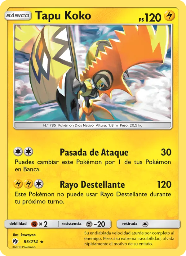 Tapu Koko (Lost Thunder #85/214)