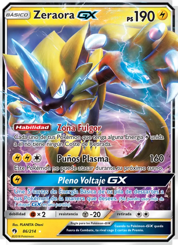 Zeraora GX (Truenos Perdidos #86/214)