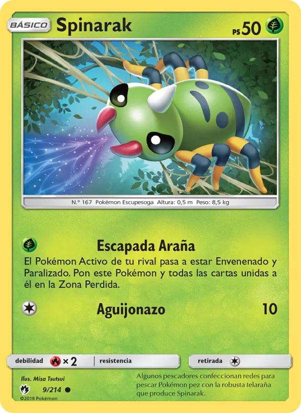 Spinarak (Truenos Perdidos #9/214)