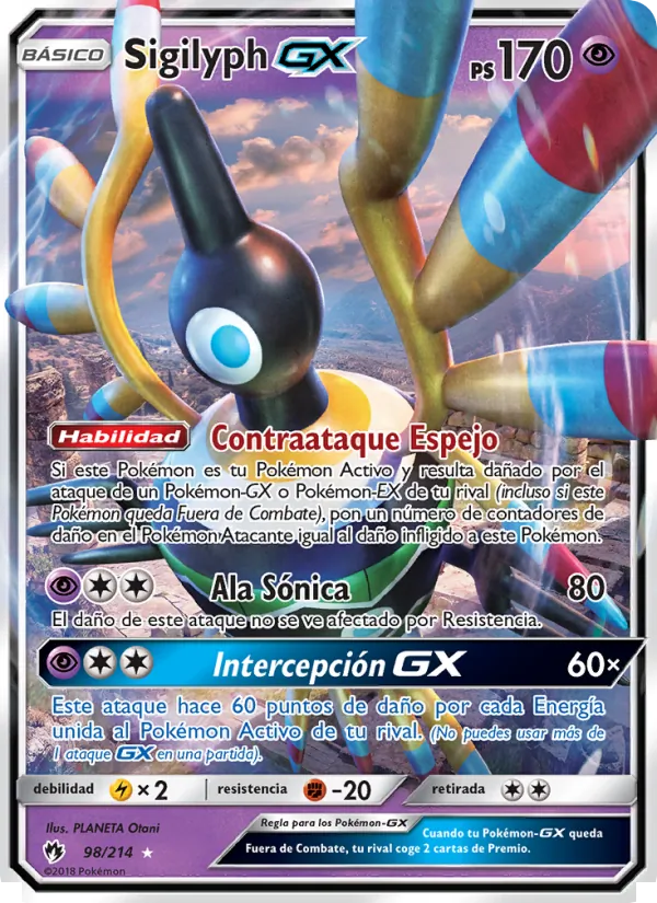 Sigilyph GX (Truenos Perdidos #98/214)