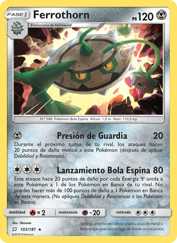 Ferrothorn (Team Up #103/181)