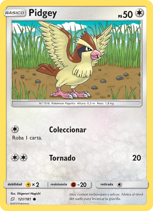Pidgey (Team Up #121/181)