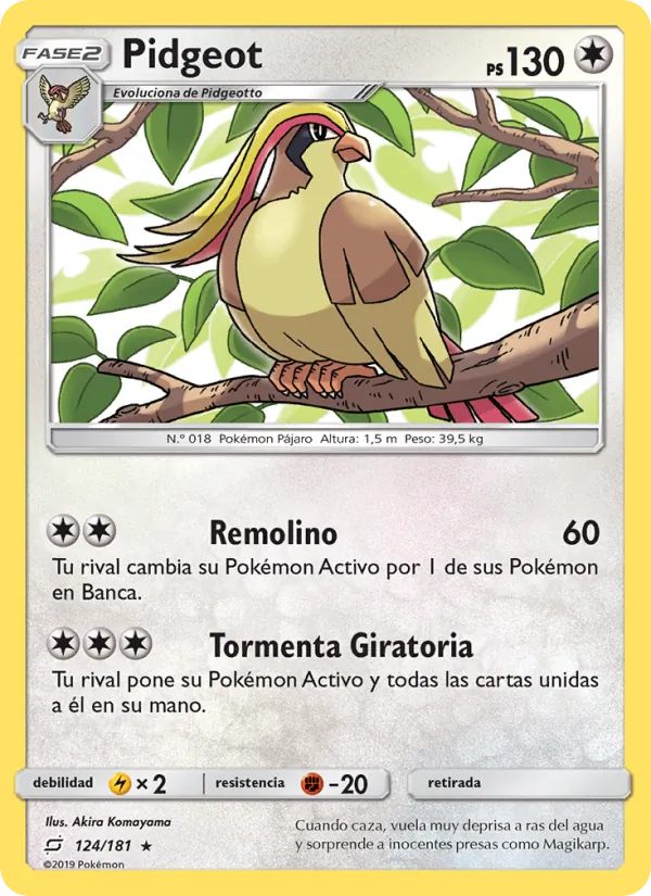 Pidgeot (Union de Aliados #124/181)