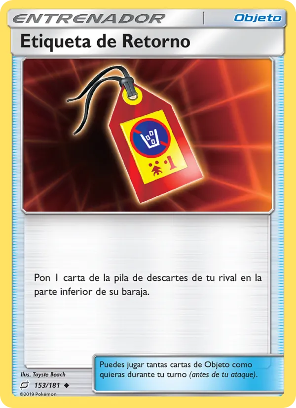 Etiqueta de Retorno (Team Up #153/181)