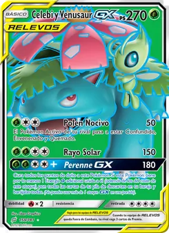 Celebi y Venusaur GX (Union de Aliados #159/181)