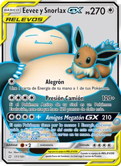 Eevee y Snorlax GX (Union de Aliados #171/181)