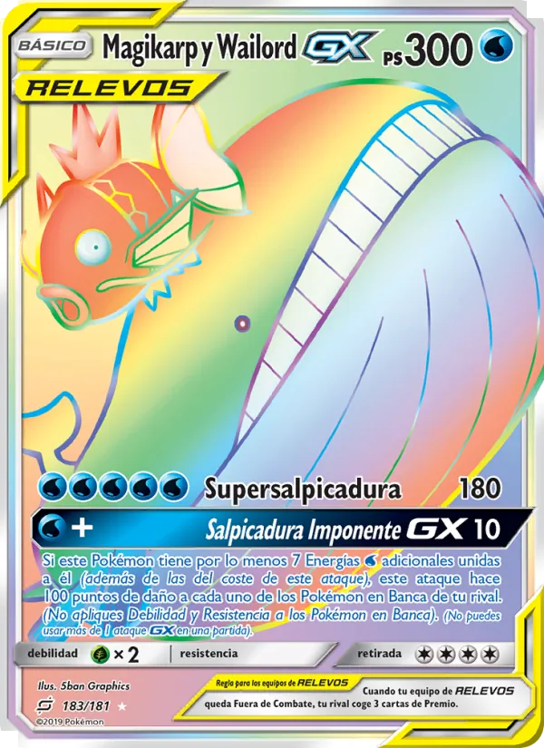 Magikarp y Wailord GX (Union de Aliados #183/181)