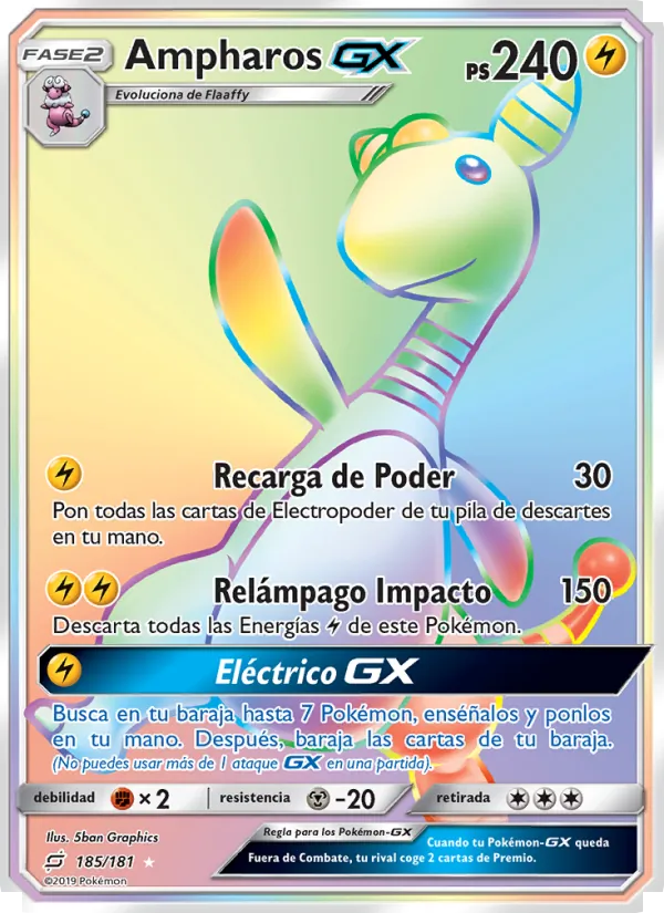 Ampharos GX (Union de Aliados #185/181)
