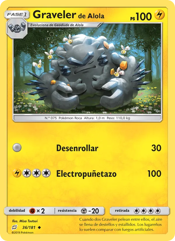 Graveler de Alola (Union de Aliados #36/181)