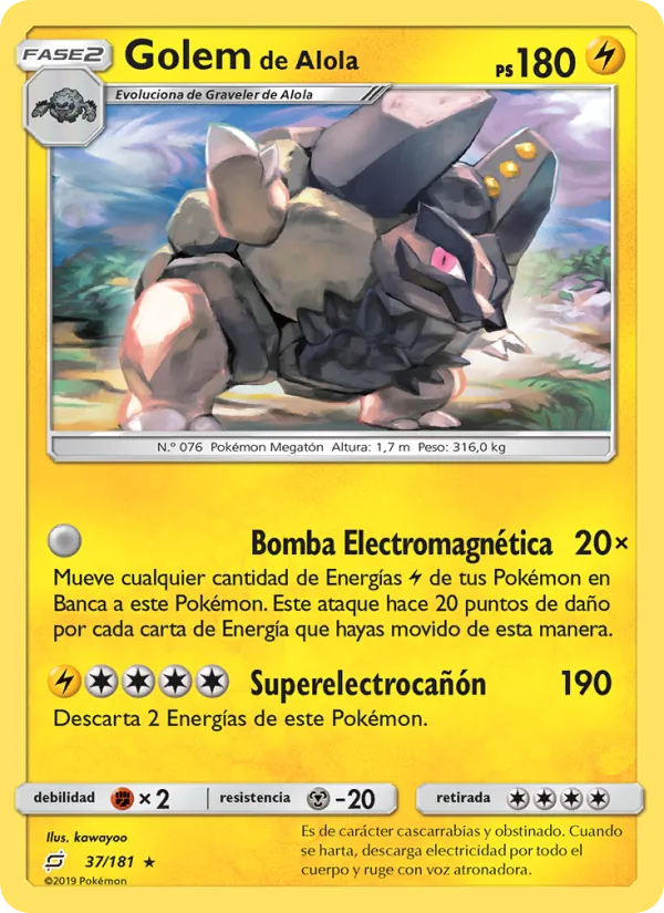 Golem de Alola (Team Up #37/181)