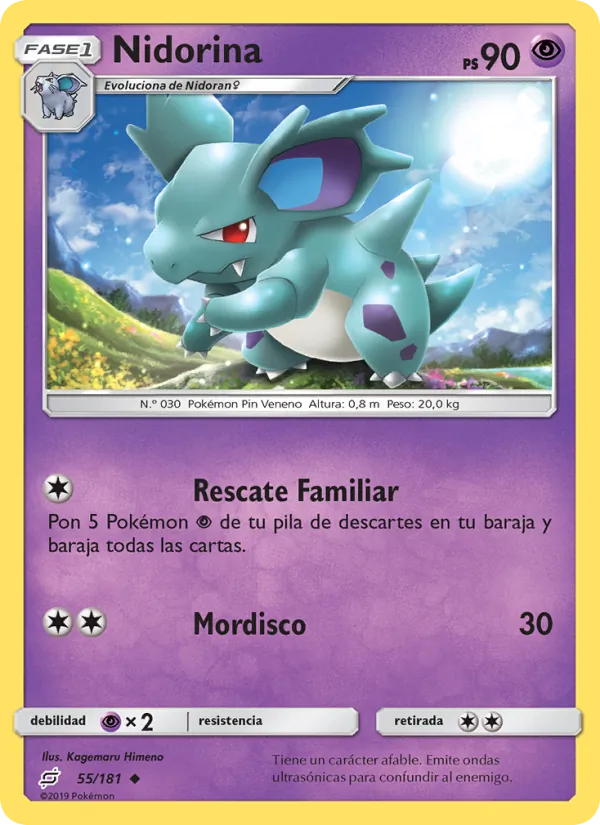 Nidorina (Team Up #55/181)