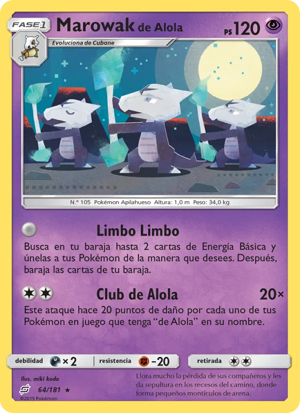 Marowak de Alola (Team Up #64/181)