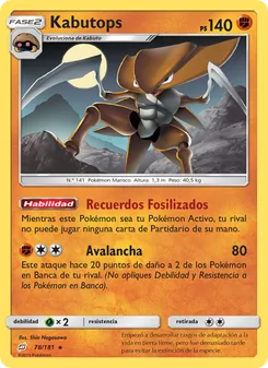 Kabutops (Union de Aliados #78/181)