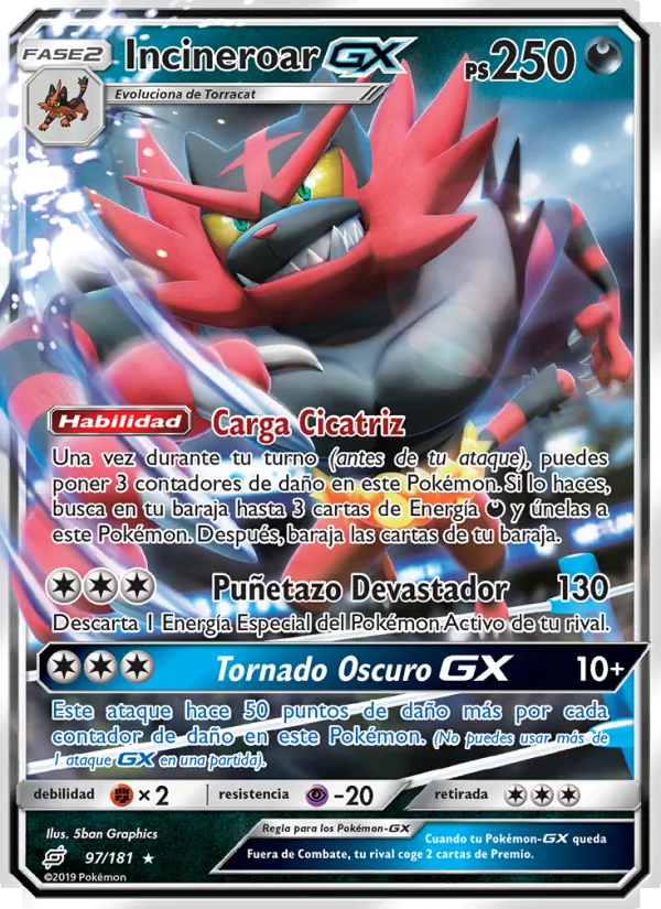 Incineroar GX (Union de Aliados #97/181)