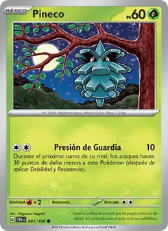 Pineco (Escarlata y Púrpura #001/198)