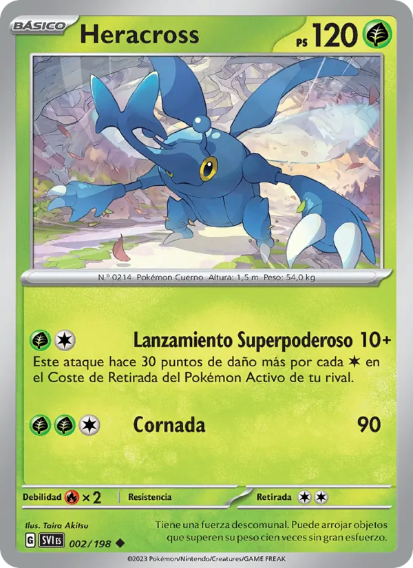 Heracross (Escarlata y Púrpura #002/198)