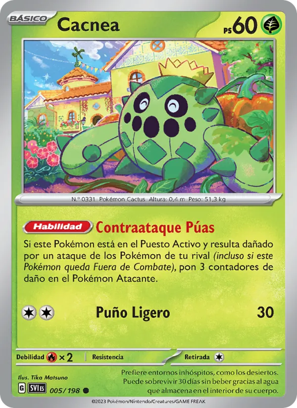 Cacnea (Escarlata y Púrpura #005/198)