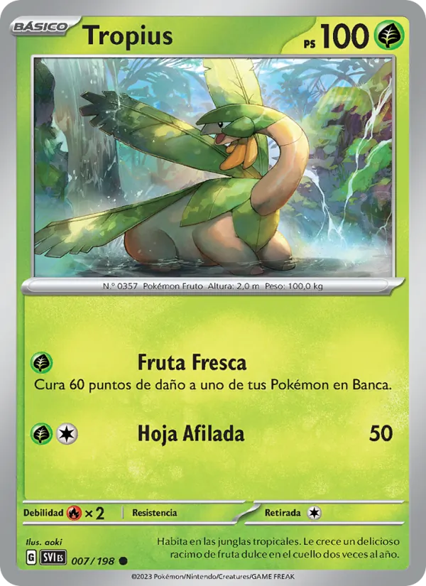 Tropius (Escarlata y Púrpura #007/198)