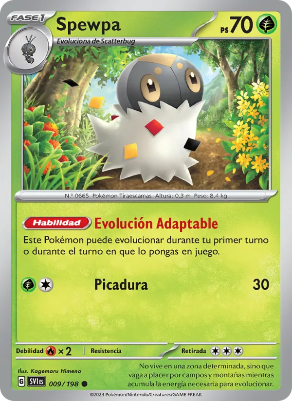 Spewpa (Escarlata y Púrpura #009/198)