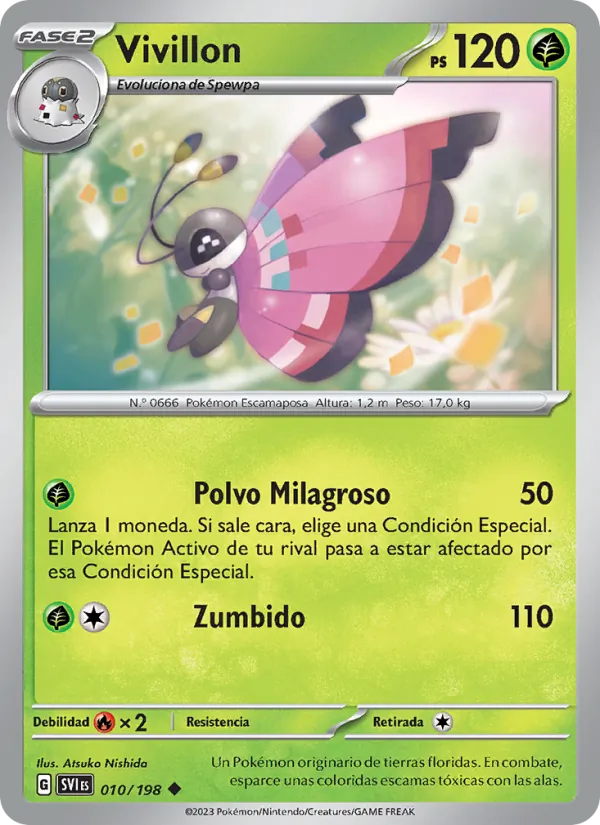 Vivillon (Escarlata y Púrpura #010/198)