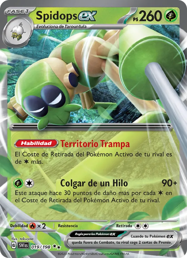 Spidops ex (Escarlata y Púrpura #019/198)