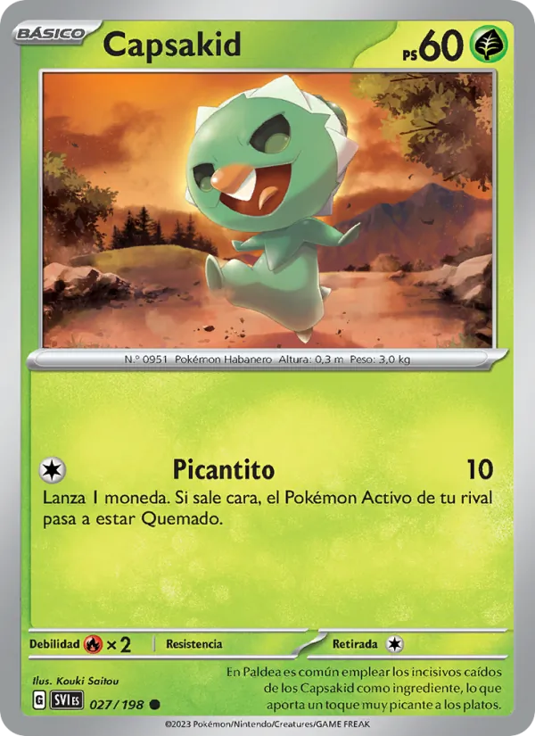 Capsakid (Escarlata y Púrpura #027/198)