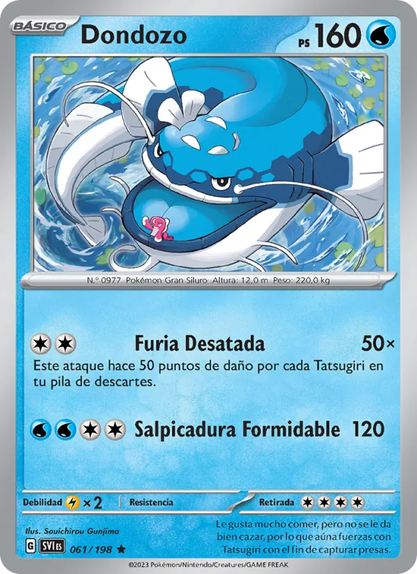 Dondozo (Escarlata y Púrpura #061/198)
