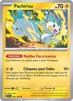 Pachirisu (Escarlata y Púrpura #068/198)