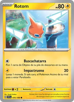 Rotom (Escarlata y Púrpura #070/198)