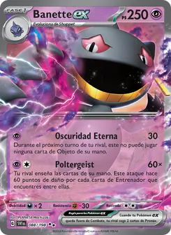 Banette ex (Escarlata y Púrpura #088/198)