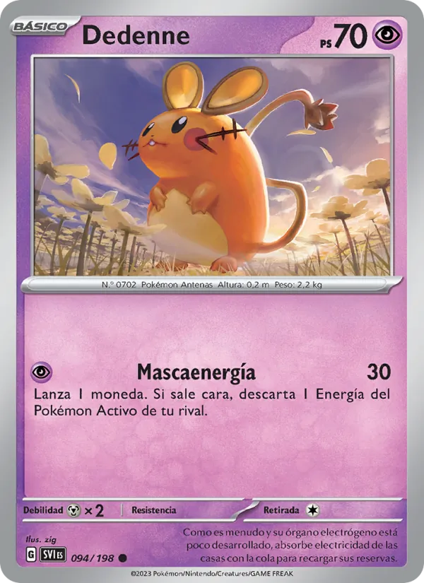 Dedenne (Escarlata y Púrpura #094/198)