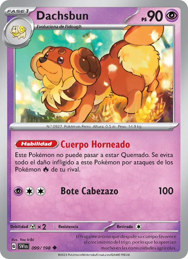 Dachsbun (Escarlata y Púrpura #099/198)