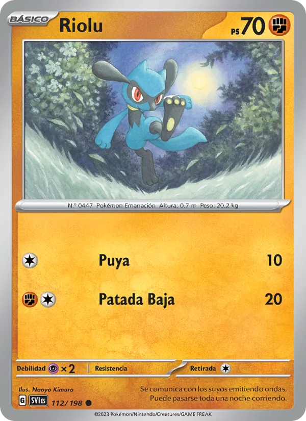 Riolu (Scarlet & Violet #112/198)