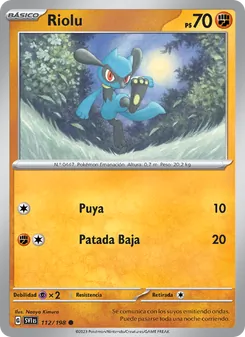 Riolu (Escarlata y Púrpura #112/198)