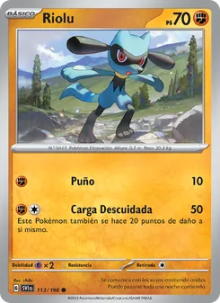 Riolu (Escarlata y Púrpura #113/198)