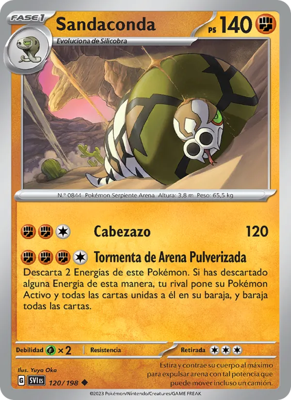 Sandaconda (Escarlata y Púrpura #120/198)