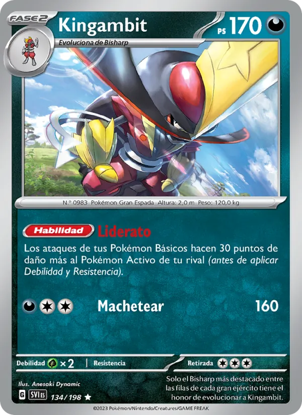 Kingambit (Escarlata y Púrpura #134/198)