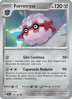 Forretress (Escarlata y Púrpura #139/198)