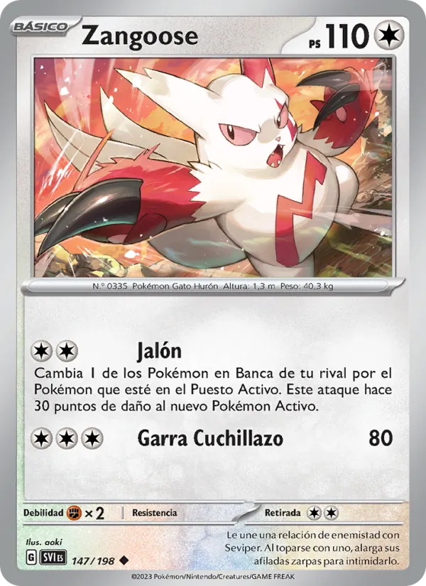 Zangoose (Scarlet & Violet #147/198)