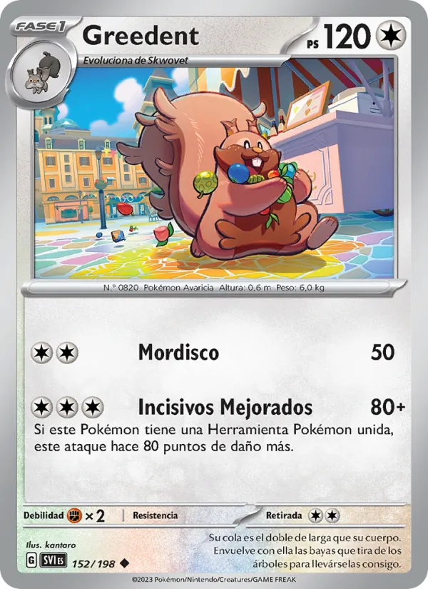Greedent (Escarlata y Púrpura #152/198)