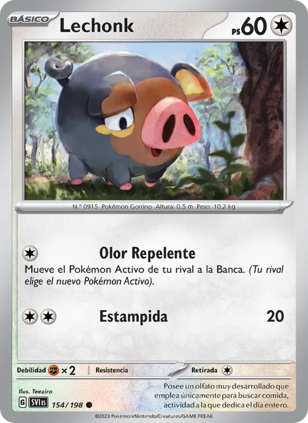 Lechonk (Escarlata y Púrpura #154/198)